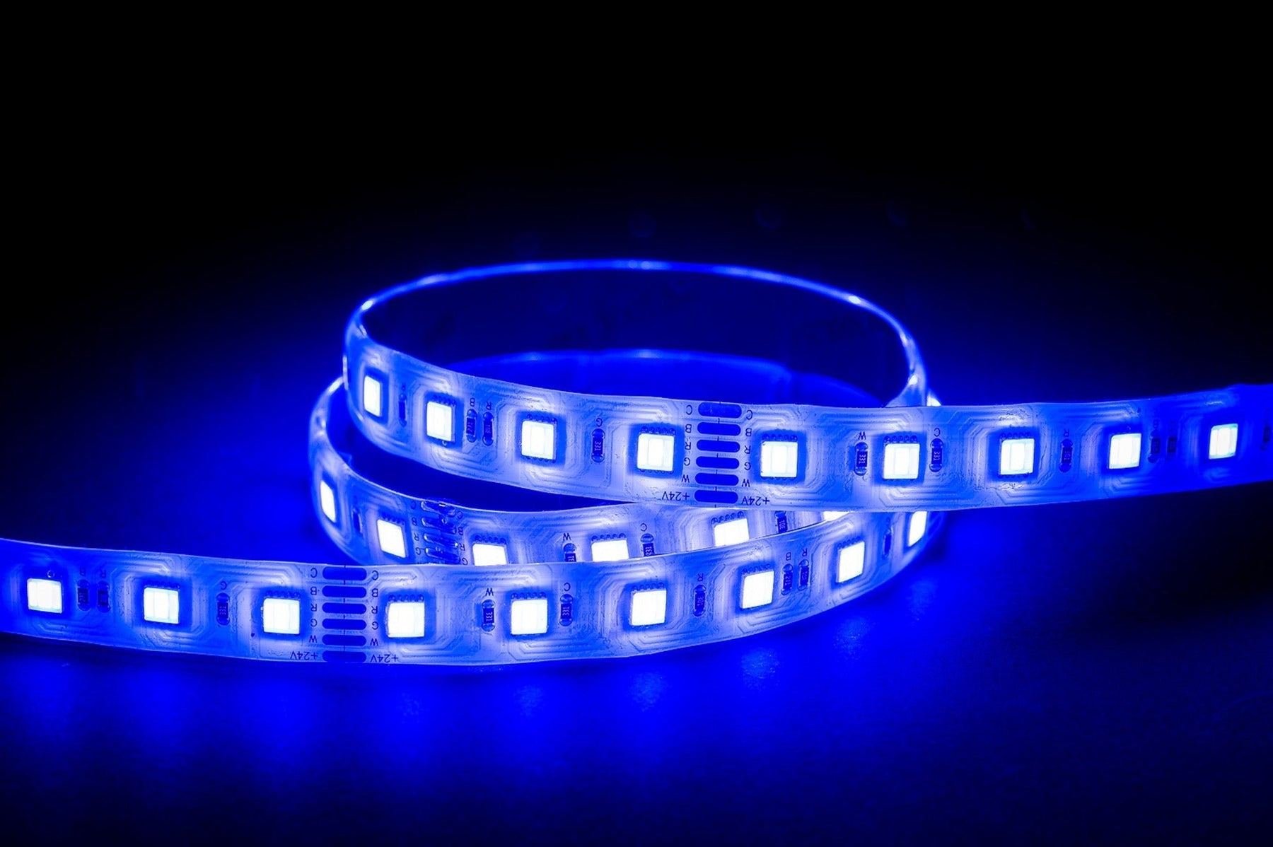 24W 24V DC IP54 LED Strip RGBCW 10 Metre - HV9752-IP54-60-RGBCW-10M