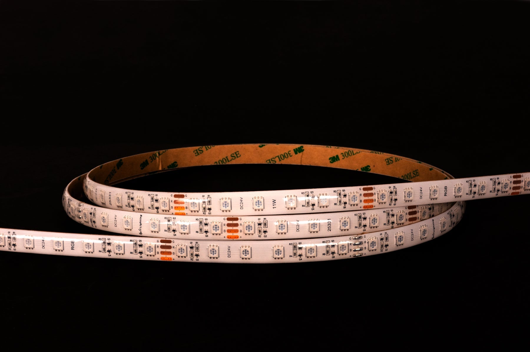11W 24V DC IP54 Long Run LED Strip RGB 60 Meter - HV9753-IP54-60-RGB