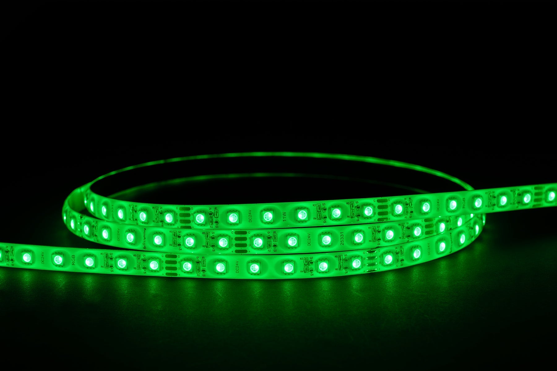 11W 24V DC IP54 Long Run LED Strip RGB 60 Meter - HV9753-IP54-60-RGB