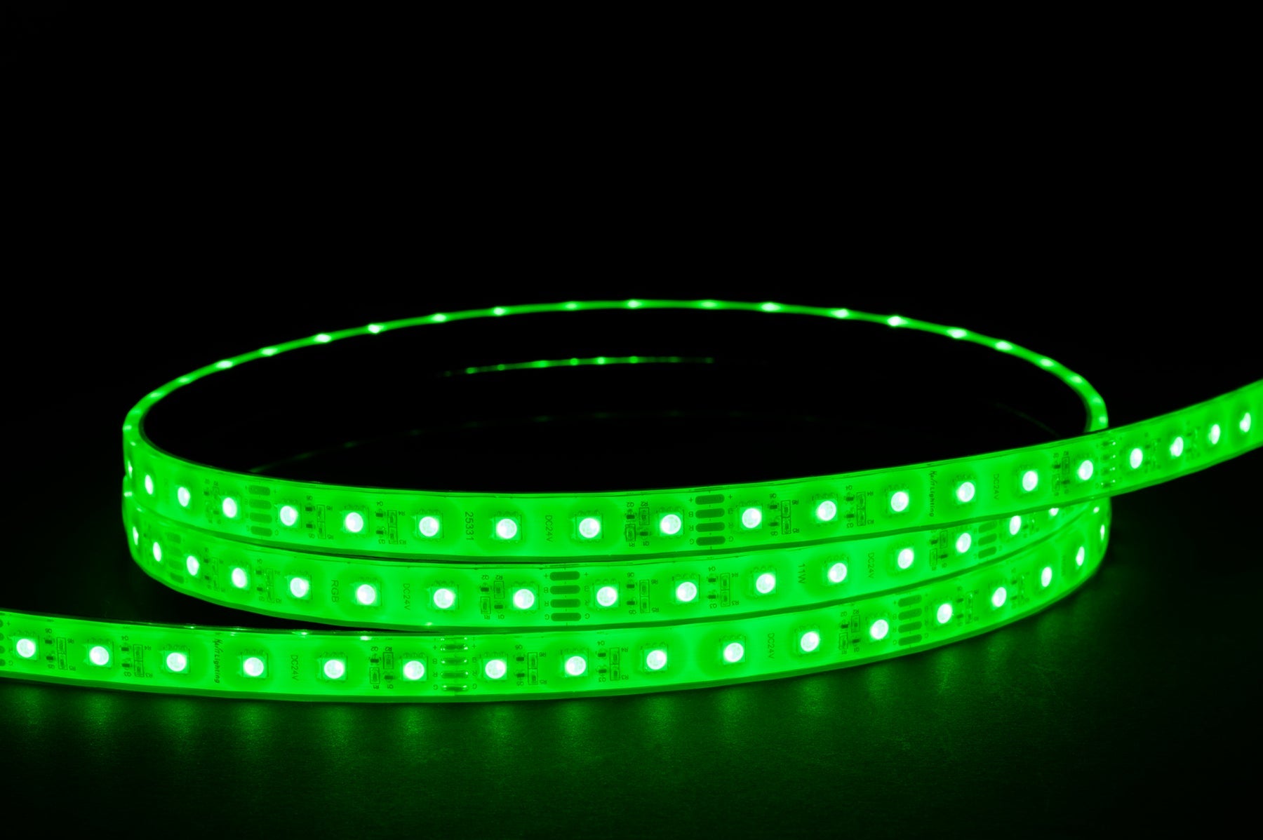 11W 24V DC IP67 Long Run LED Strip RGB 60 Meter - HV9753-IP67-60-RGB