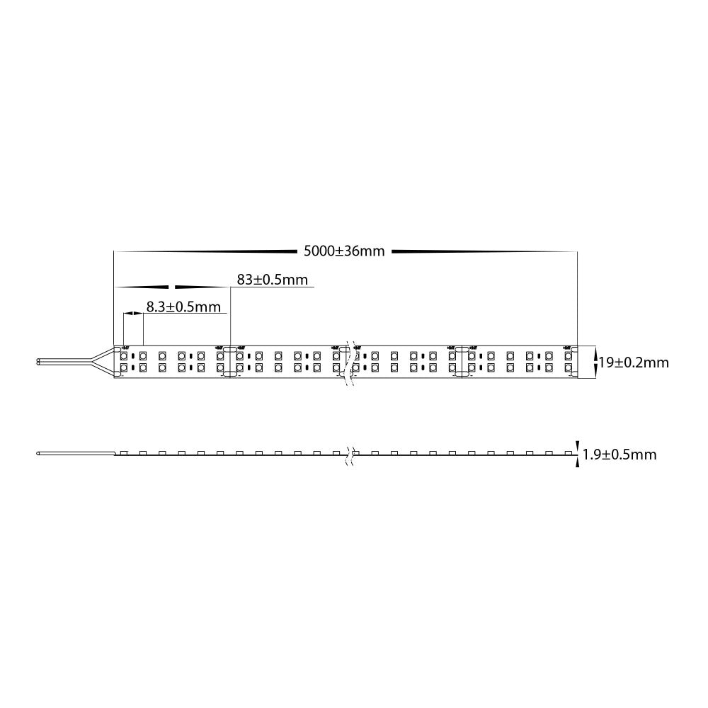 Buy LED Strip Lights Australia LED Strip Light 24V 32.6W IP20 4000K - HV9783-IP20-168-4K