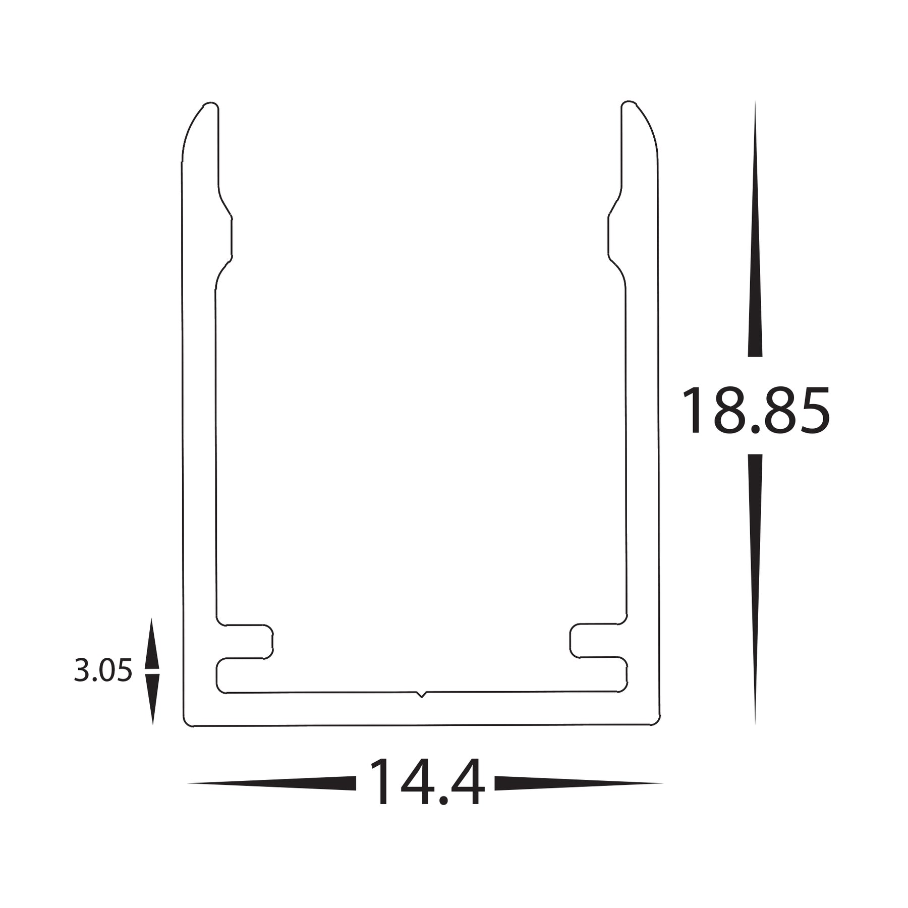 14.4W 24V DC IP67 Side Bend Single Colour Haviflex Flexible LED Strip 3000K 20 Metre - HV9795-IP67-200-3K-20M