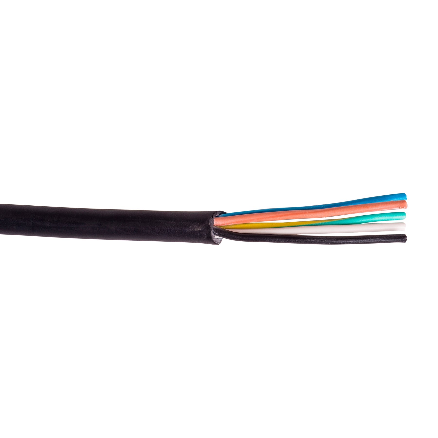 5 Core Black Garden Cable - HV9989