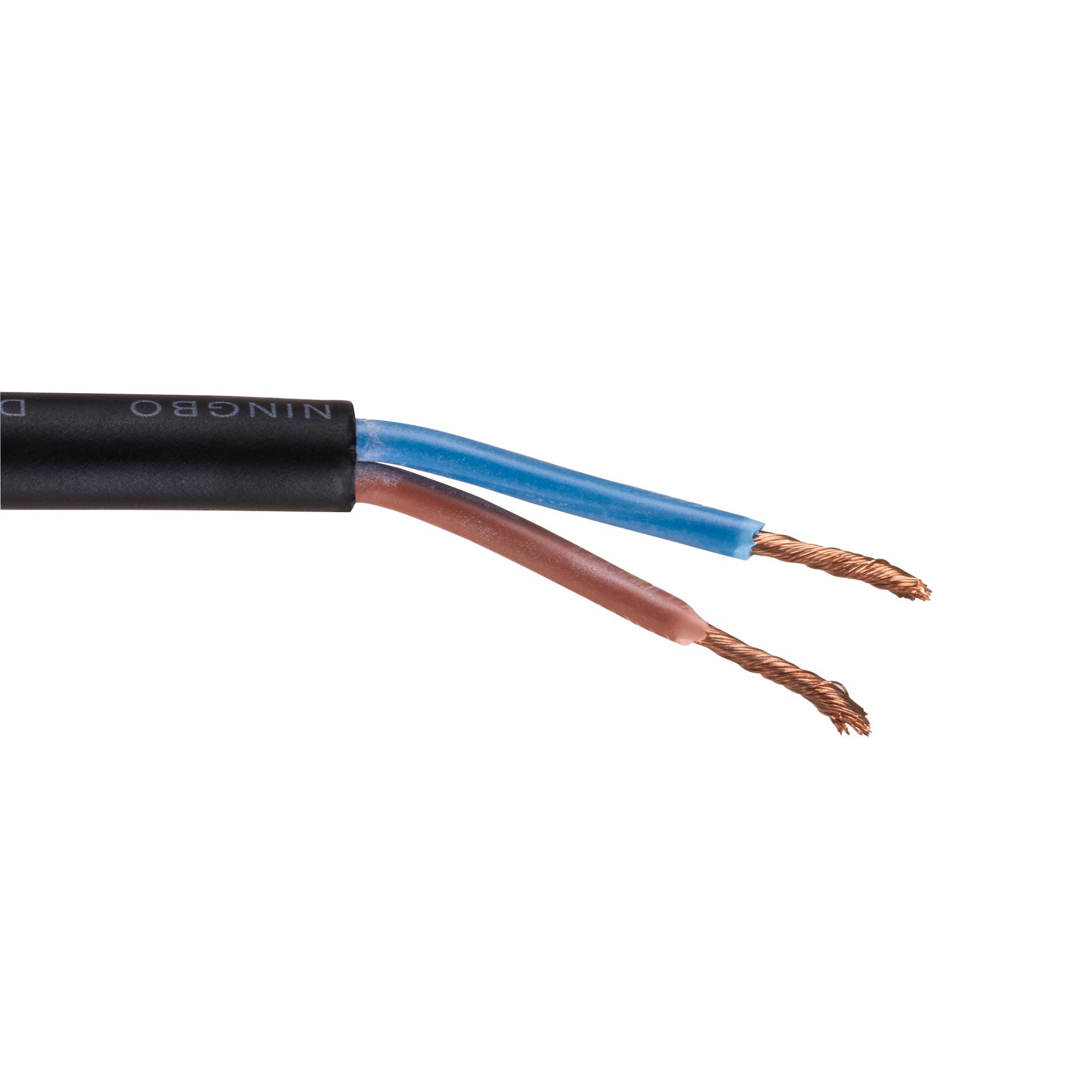 2x 2.5mm Outdoor Garden Cable Black - HV9995-2.5