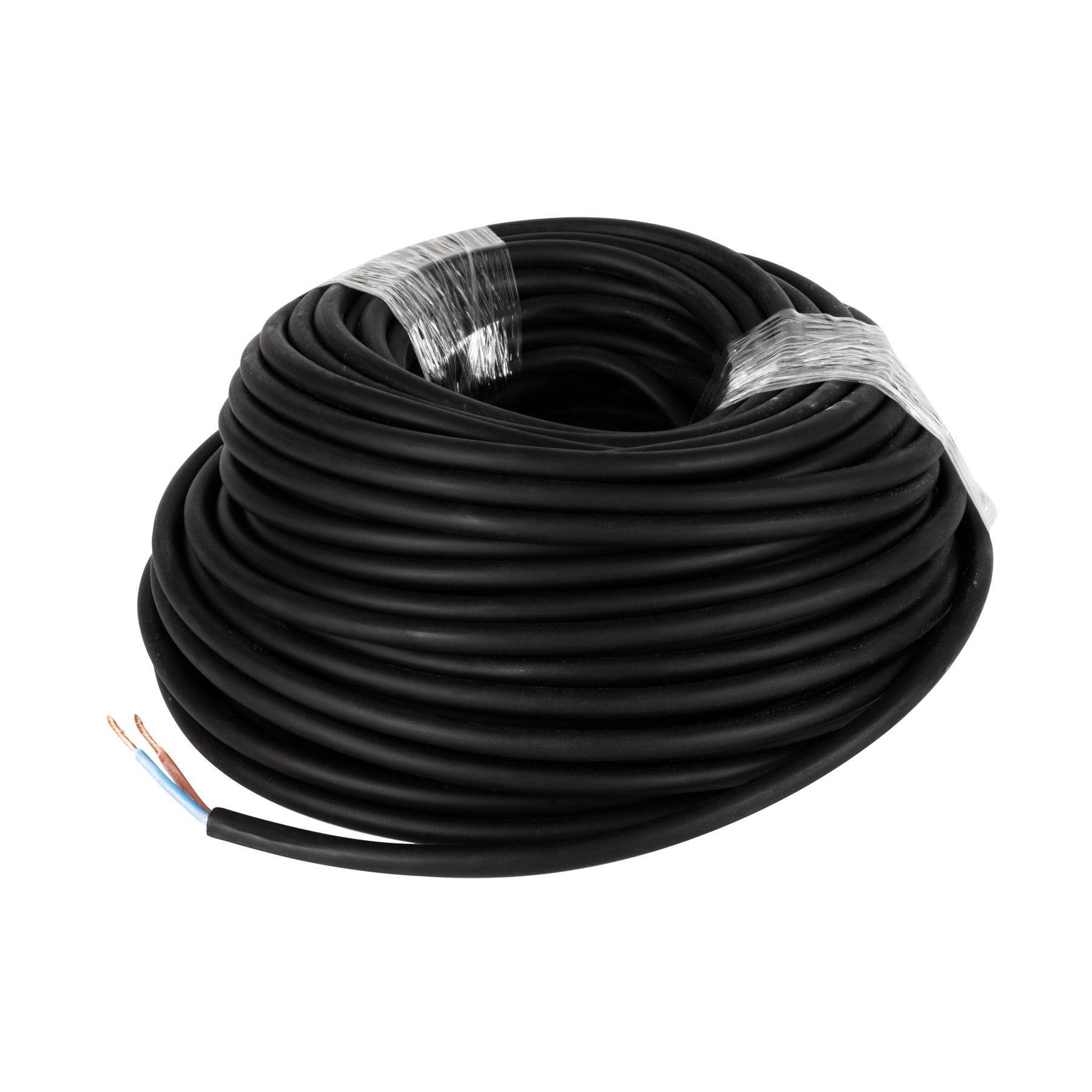 2x 4mm Outdoor Garden Cable Black - HV9995-4.0