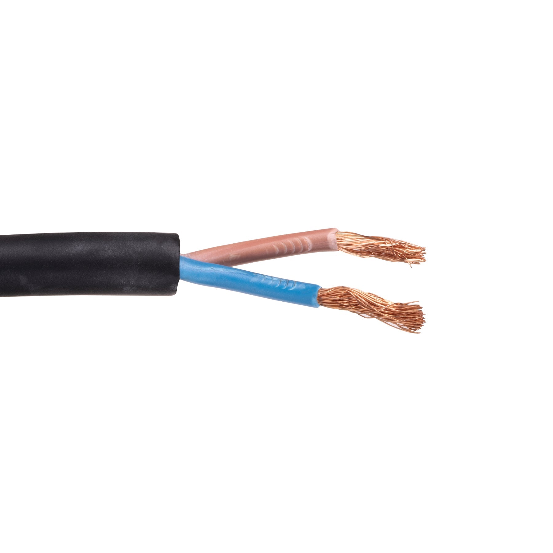 2x 4mm Outdoor Garden Cable Black - HV9995-4.0