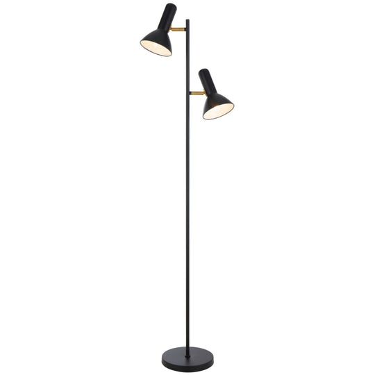 Hyvik Floor Lamp Black - HYVIK FL2-BK