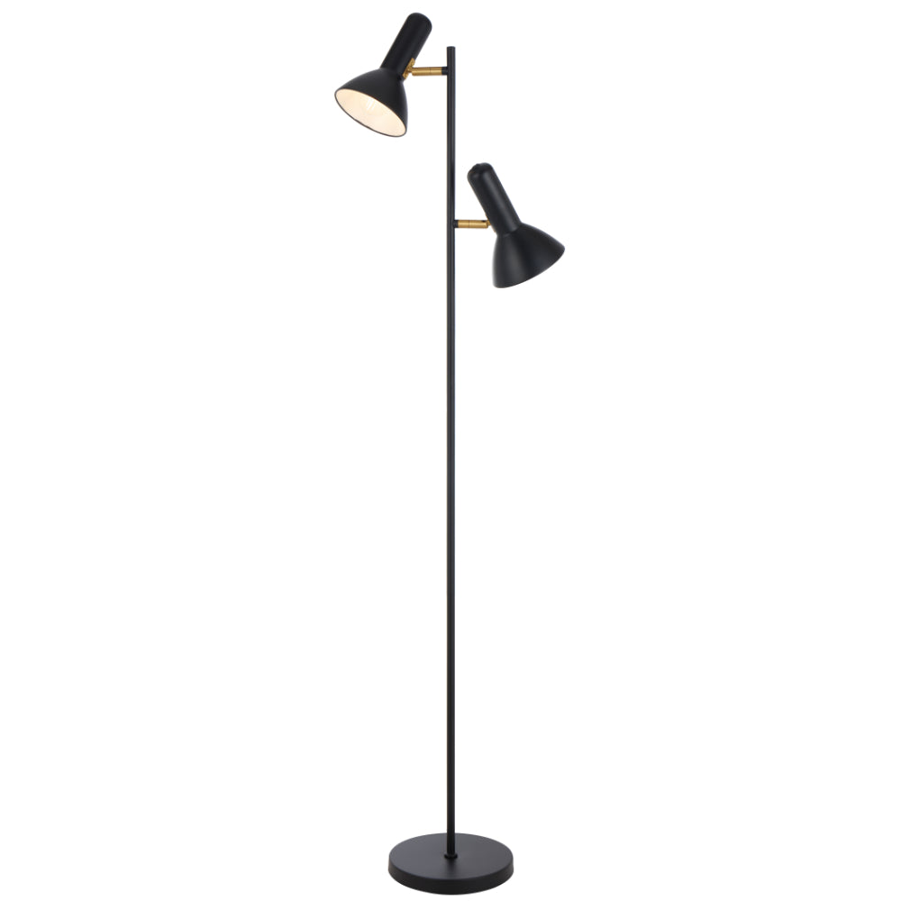 Hyvik Floor Lamp Black - HYVIK FL2-BK