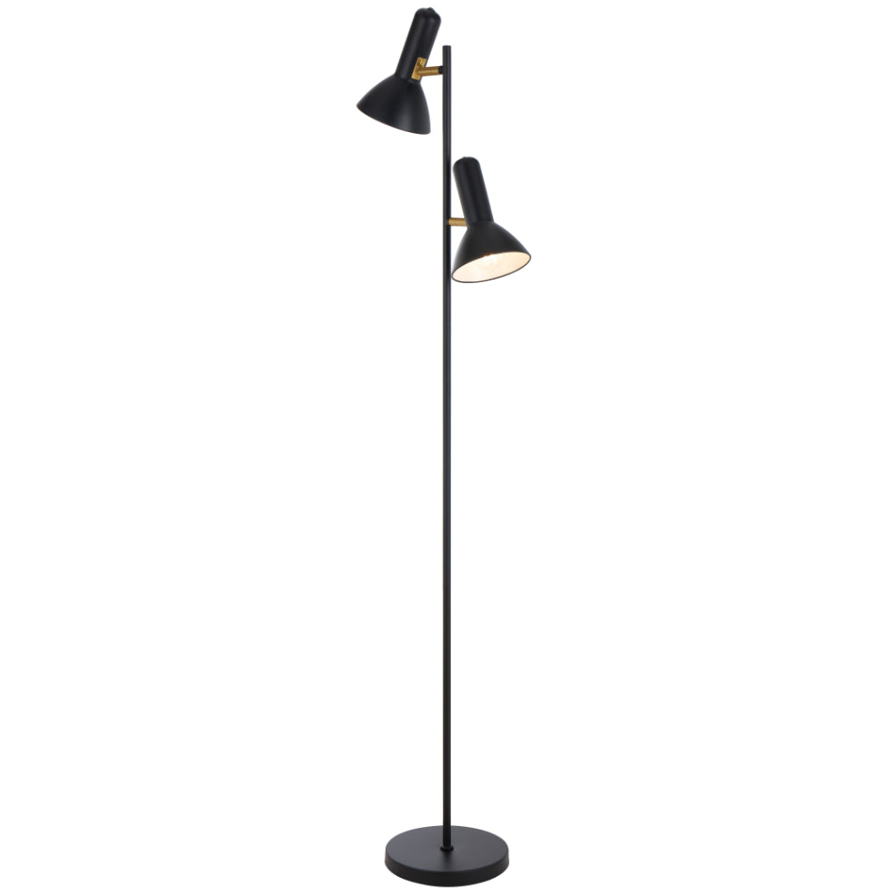 Hyvik Floor Lamp Black - HYVIK FL2-BK