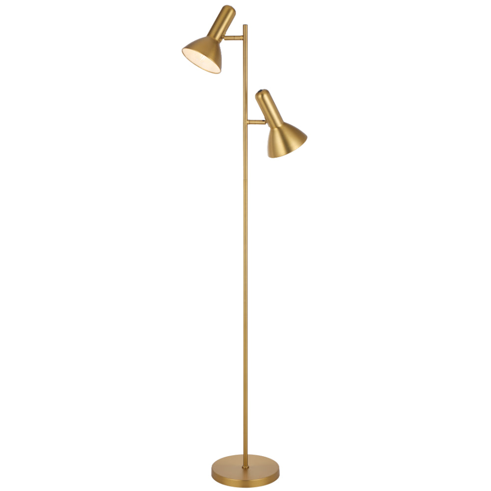 Hyvik Floor Lamp Brass - HYVIK FL2-BRS