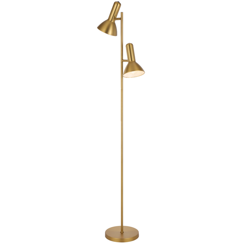 Hyvik Floor Lamp Brass - HYVIK FL2-BRS