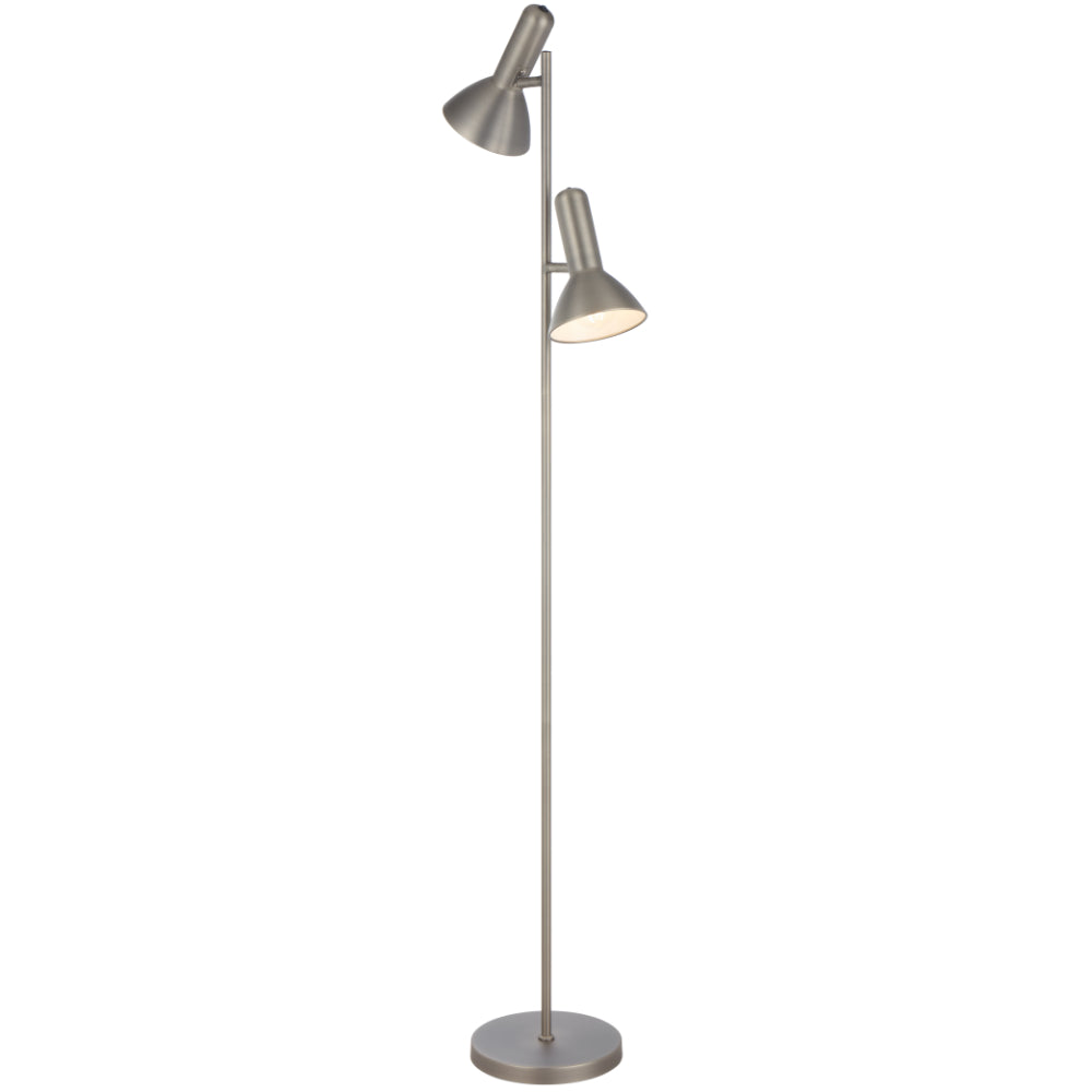 Hyvik Floor Lamp Nickel - HYVIK FL2-NK