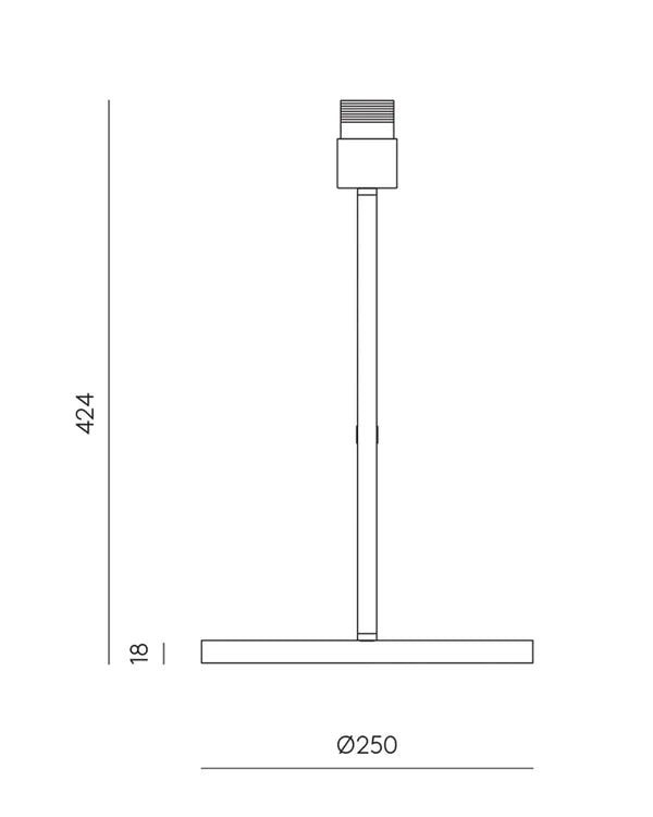 Hedra Table Lamp 9W 3000K Matte Black - ARO.S1159/NEG+801011/31