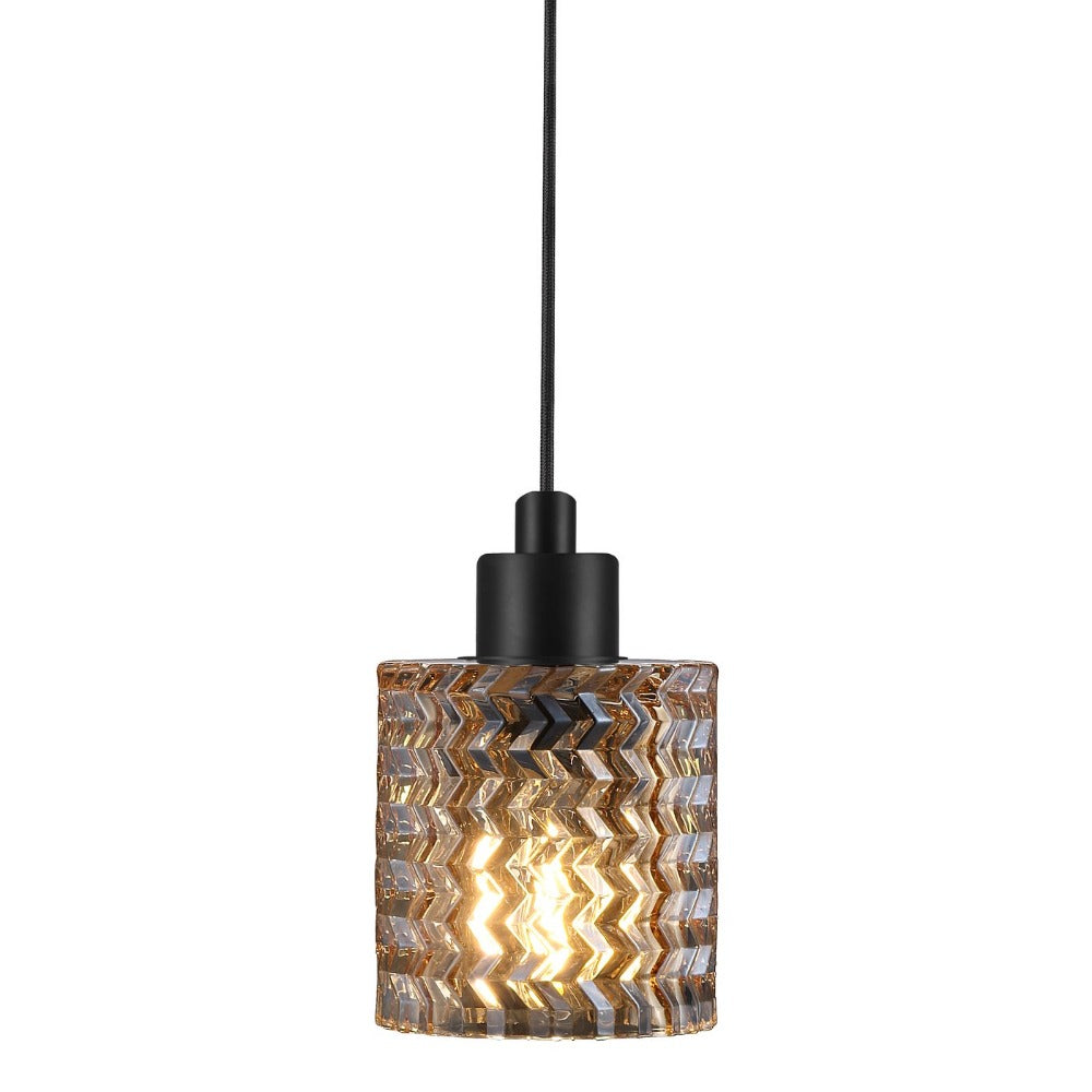 Buy Pendant Lights Australia Hollywood Pendant Light Amber Glass - 46483027