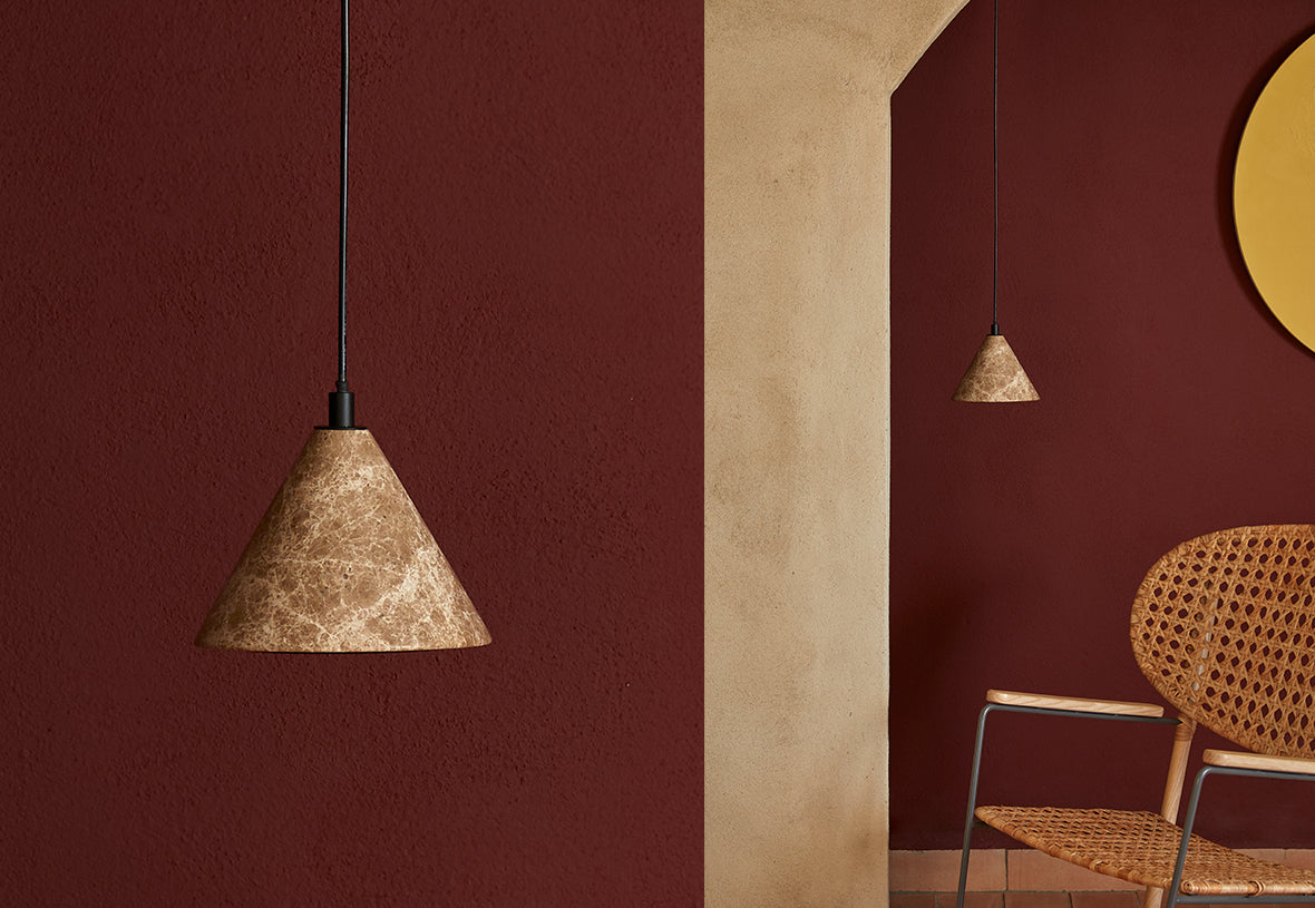 Iconic Pendant Light 7W 2700K Matt Black or Aged Gold