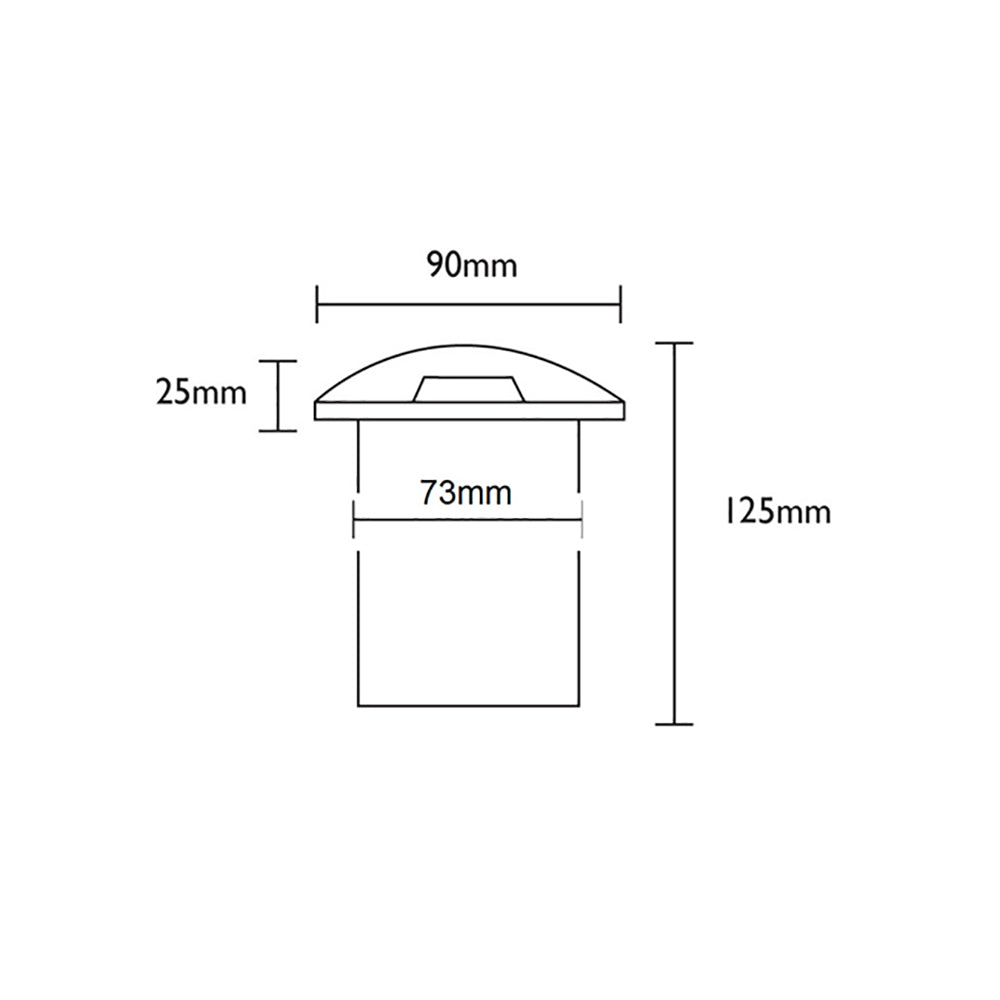 Buy Inground Lights Australia Exterior 12V MR16 Recessed Inground 2 Ways Light 316 Stainless Steel IP67 - IGM2SS