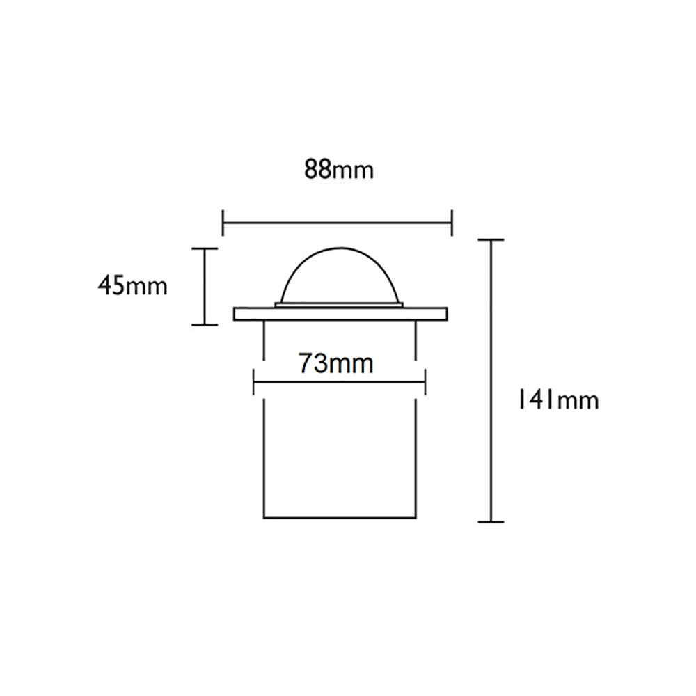 Buy Outdoor Step Lights Australia Exterior 12V MR16 Recessed Eyelid Wall Light Copper IP67 - IGMEYEC