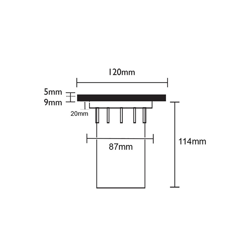 Buy Inground Lights Australia Exterior 12V MR16 Recessed Inground Up Light Brass Square IP67 - IGMLSQBR