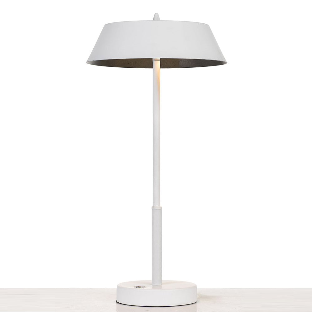 Buy Touch Lamps Australia Allure LED Table Lamp Touch 3000K White, Silver - ALLURE TL-WH+SL