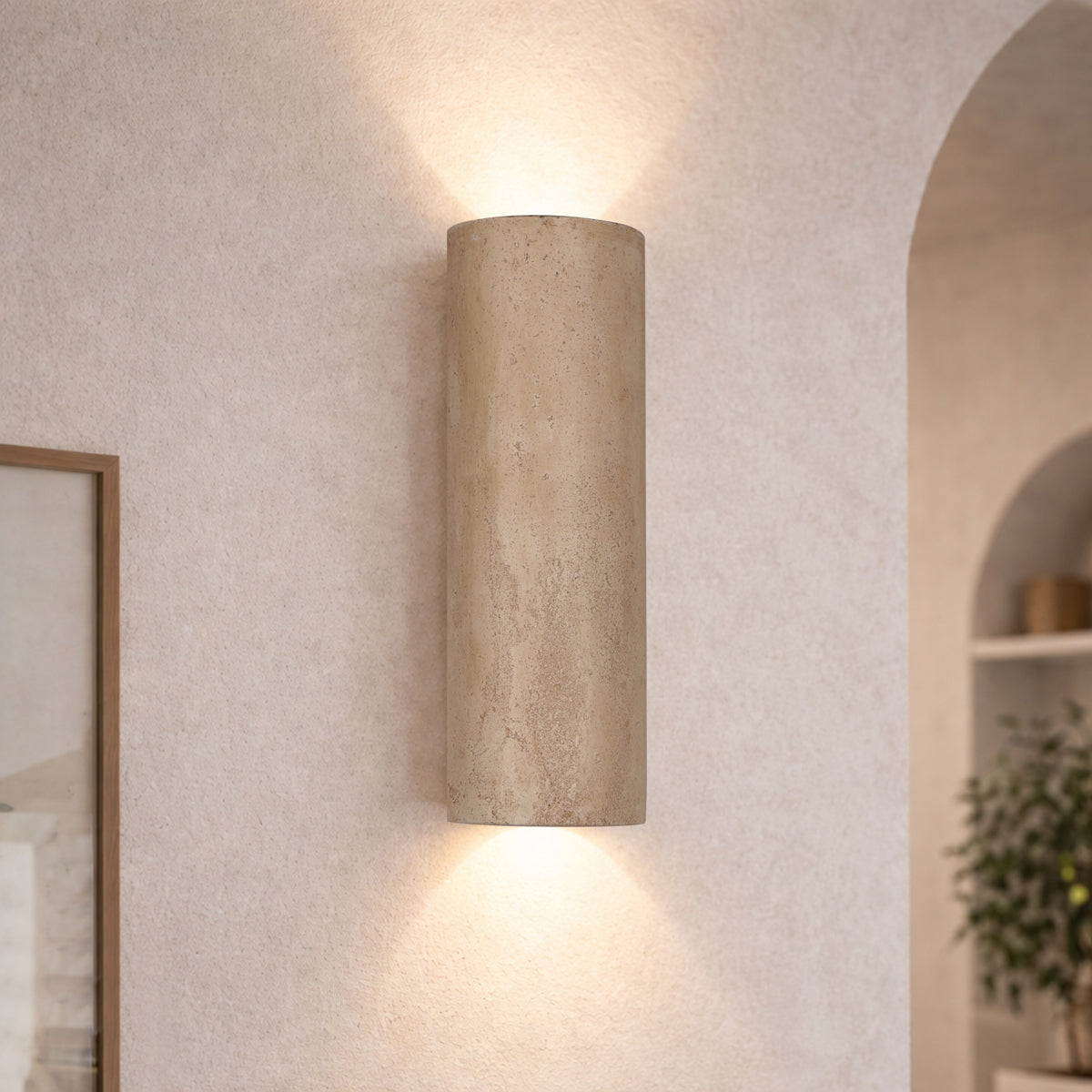Impero Up & Down Wall Light Beige - IMPERO WB-BE