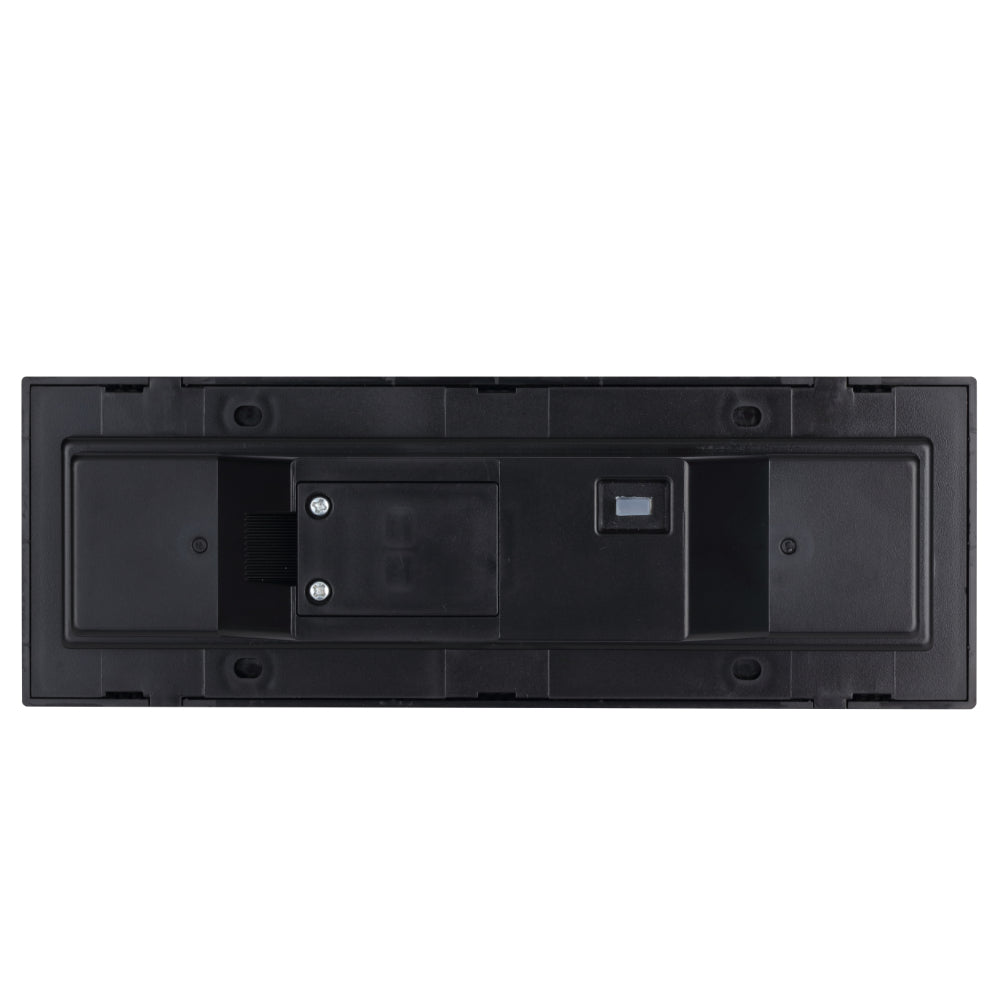 Ingar LED Opal Exterior Wall Light 6W TRI Colour Black - INGAR EXRE-OP-BK