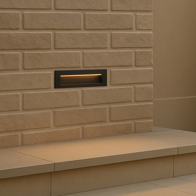 Ingar LED Antiglare Exterior Wall Light 6W TRI Colour Black - INGAR EXRE-AG-BK