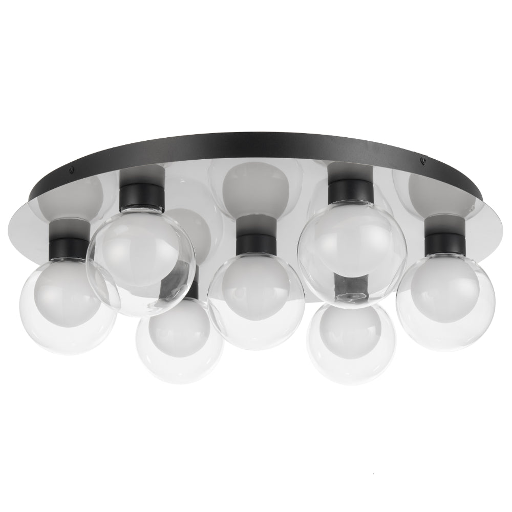 Invar LED Ceiling Light 40W 4000K Black & Nickel Matt - INVAR CTC7-NKCL
