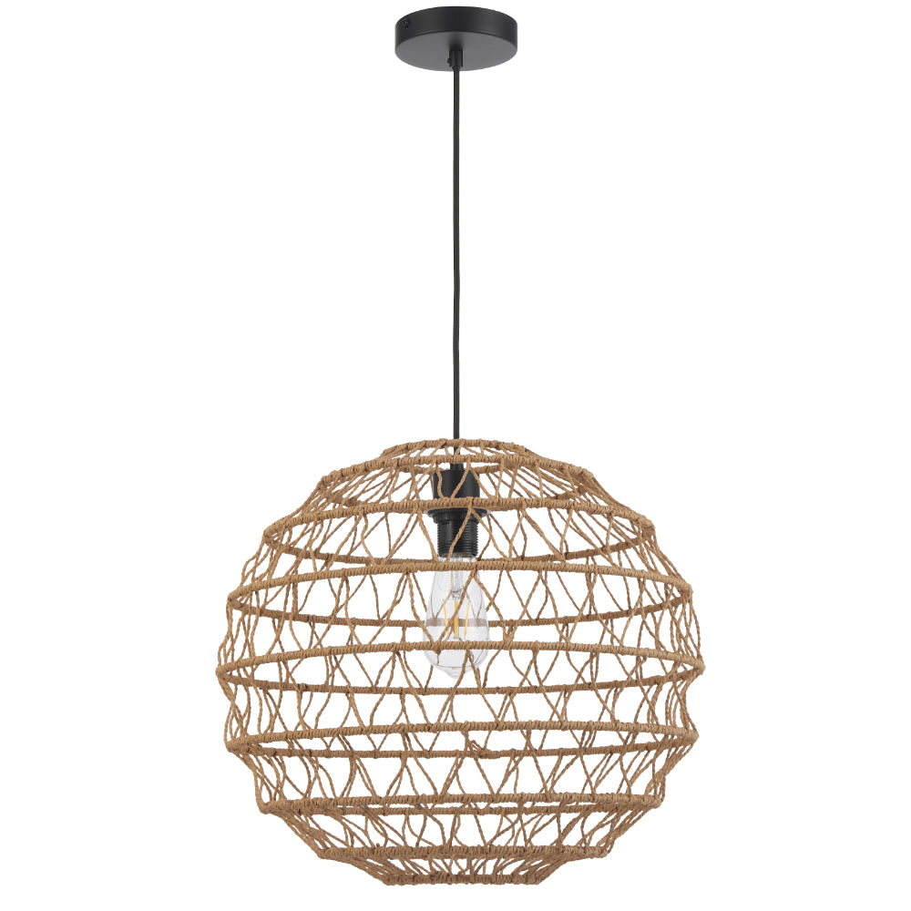 Ivalo 450mm Pendant Light Natural  - IVALO PE45-NAT