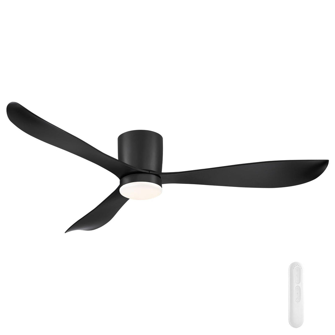 Instinct 1370mm DC Ceiling Fan With LED Light Black and Remote - FC1108133BB