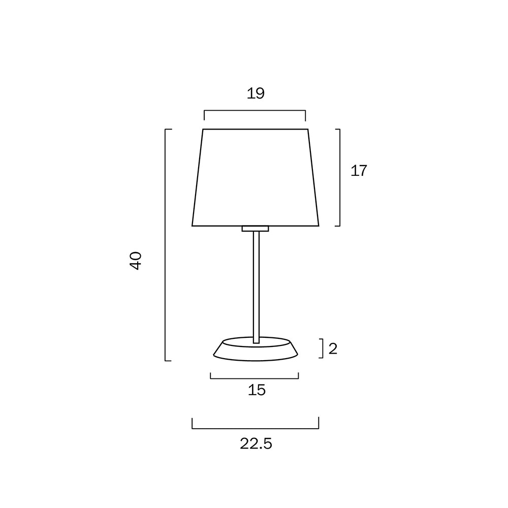 Buy Table Lamps Australia Jaxon 1 Light Table Lamp Blue - JAXON TL-BL