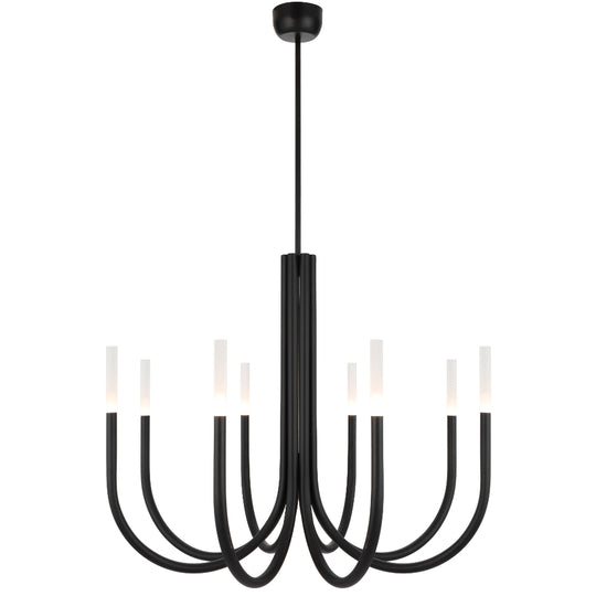 Joshua 8 Light LED Pendant Black - JOSHUA PE8-BK