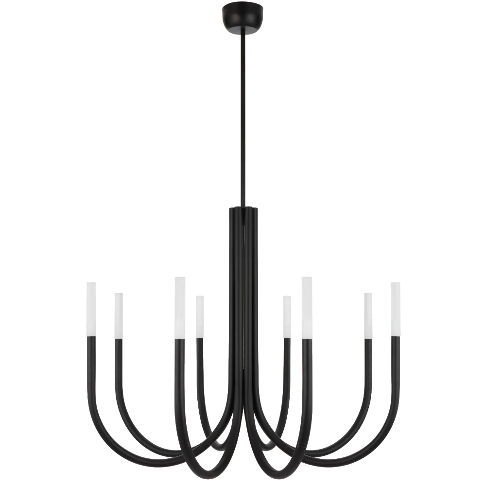Joshua 8 Light LED Pendant Black - JOSHUA PE8-BK
