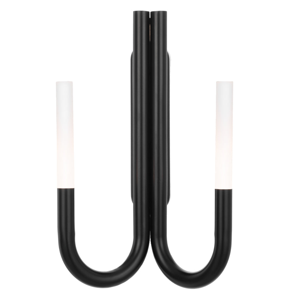 Joshua LED Wall Light 6W 3000K Black - JOSHUA WB40-BK