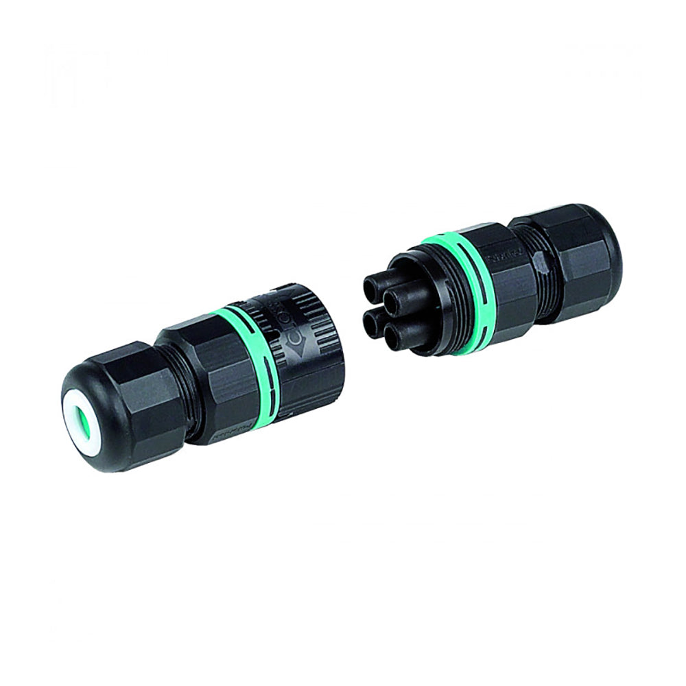 Connector IP68 Mini direct cable connector Black - JT24-512P