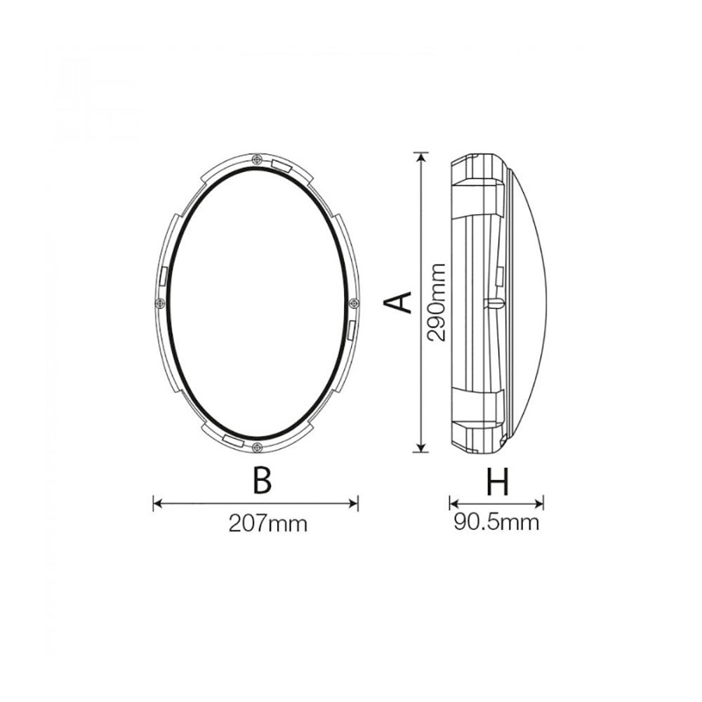 Buy Bunker Lights Australia Jack Bunker Light Black - GJ2241