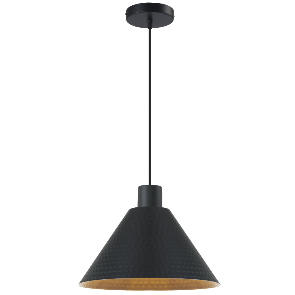 Kestra Iron 320mm Pendant Black - KESTRA PE30-BK