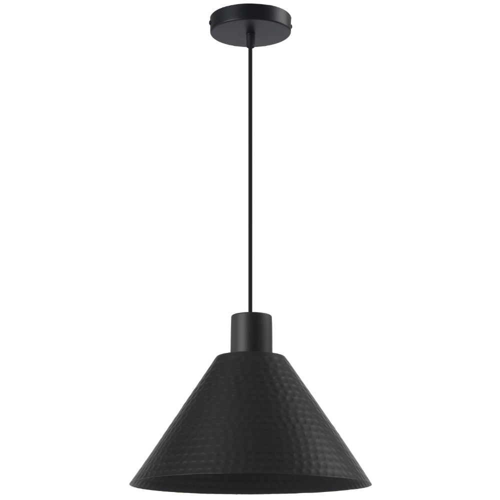 Kestra Iron 320mm Pendant Black - KESTRA PE30-BK