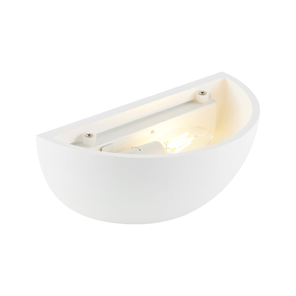 Kimble Gypsum Indoor Wall Light White - KIMBLE WB-WH