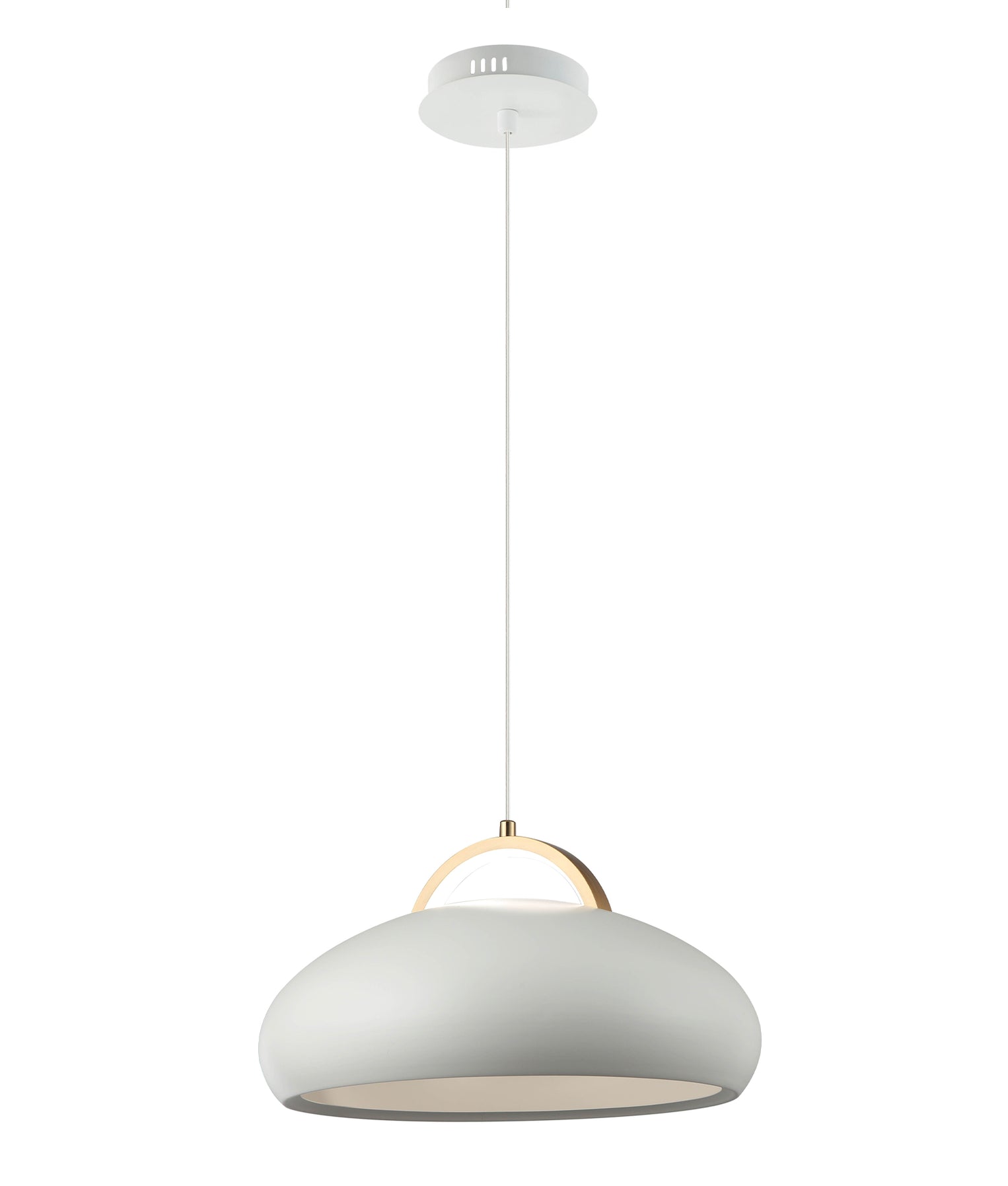 Kupol Pendant Light Metal White 8W TRI Colour - KUPOL1