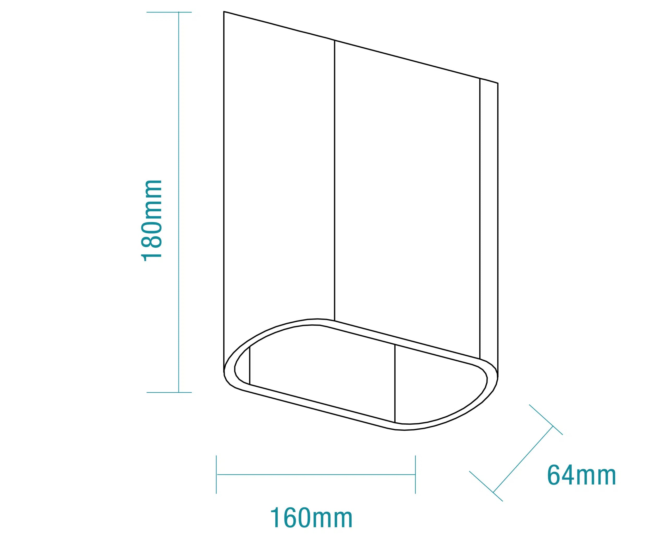 Kiora LED Exterior Wall Light 10W TRI Color White - MLXK34510W