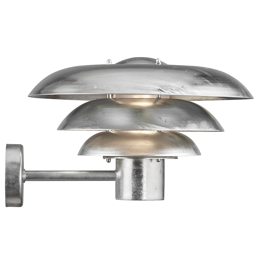 Buy Exterior Wall Lights Australia Kurnos Exterior Wall Light W350mm Galvanized - 2118071031