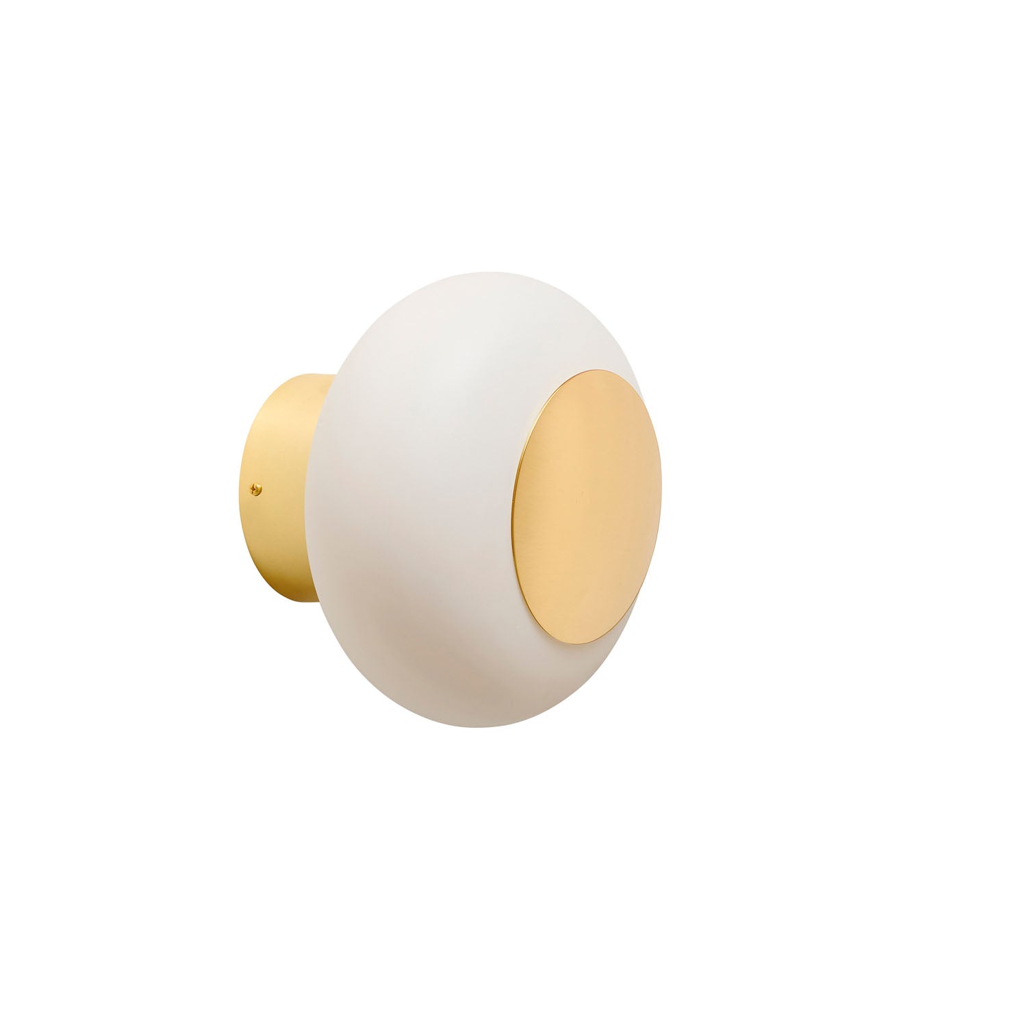 Horizon Small Bathroom Vanity Light Marshmallow & Shiny Gold - LA101851CW