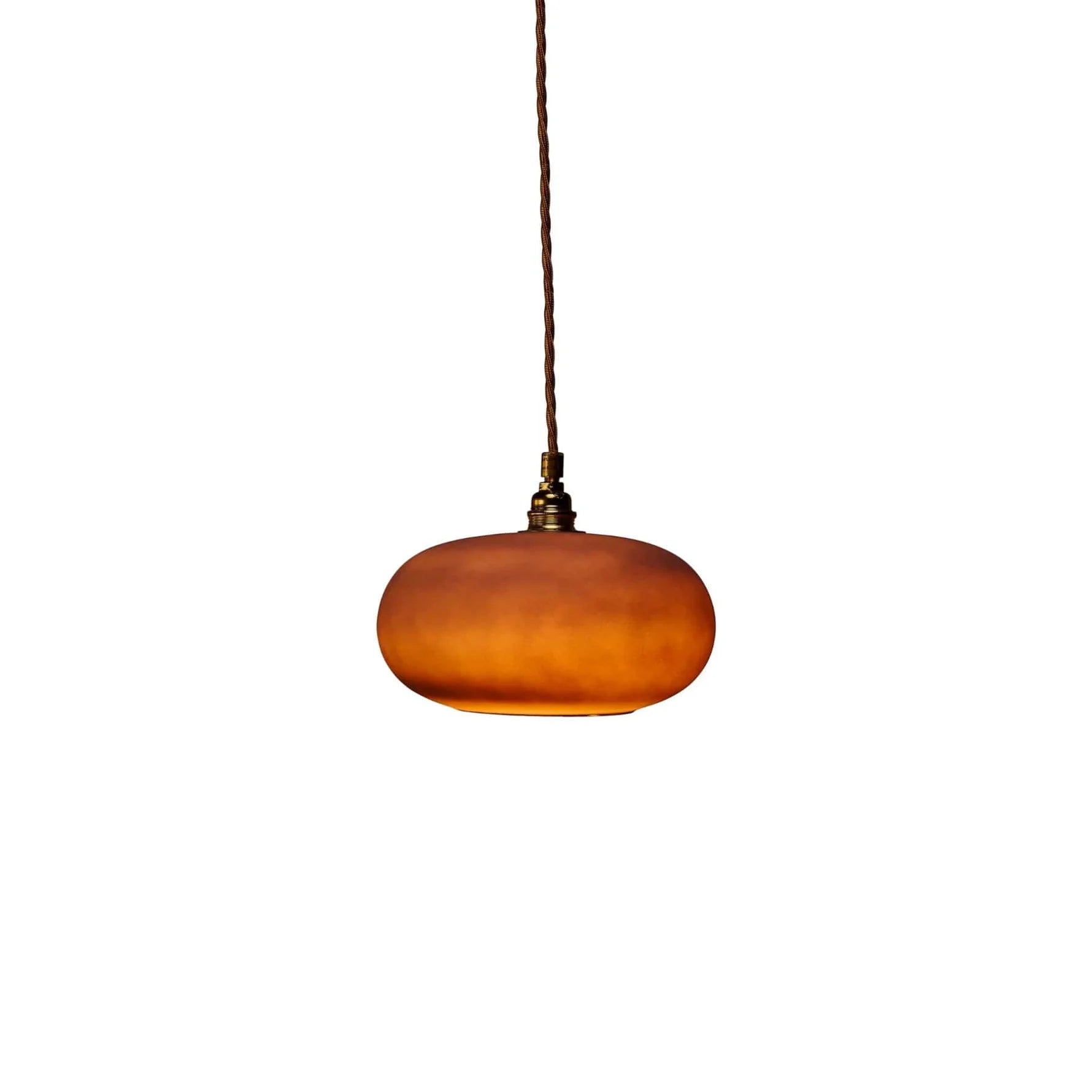 Horizon Small Pendant Light Earl Grey & Matt Gold - LA101859