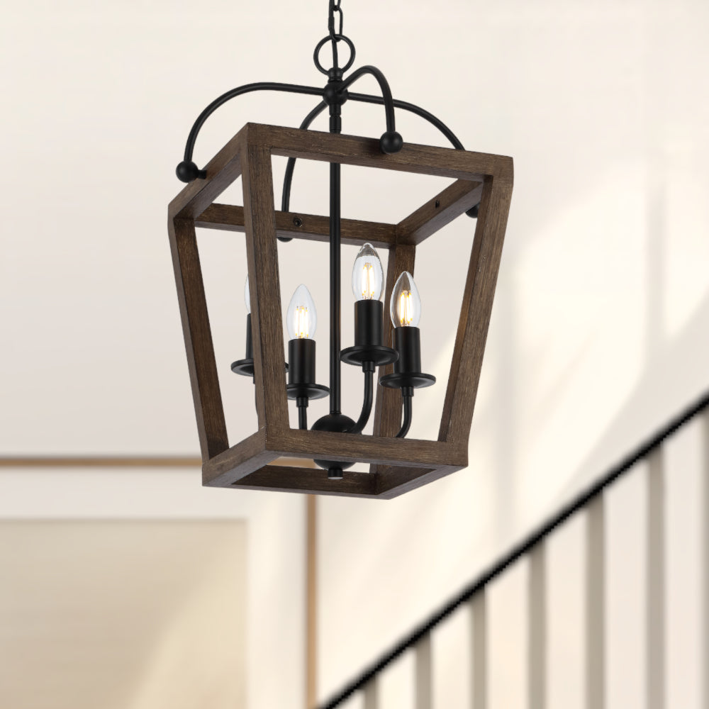 Lacota 4 Light Pendant Black - LACOTA PE4-BK