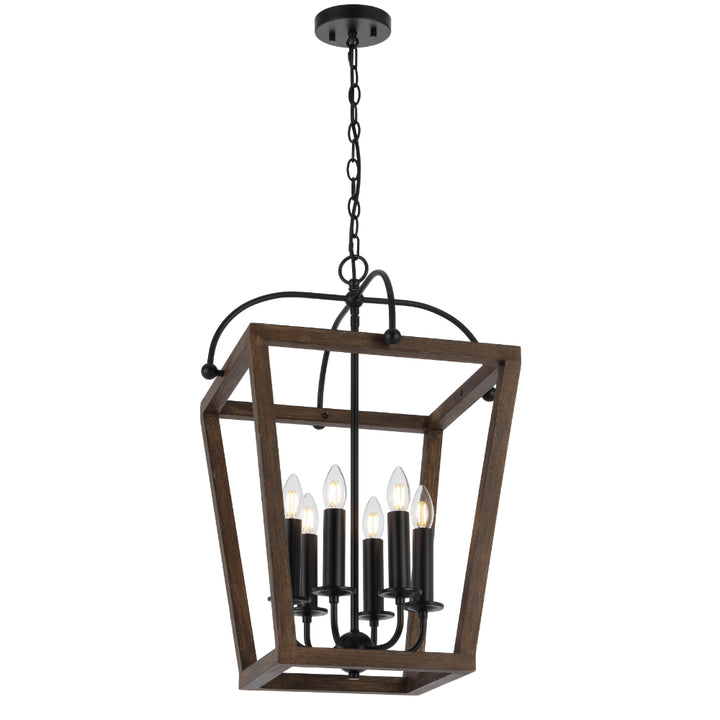 Lacota 6 Light Pendant Black - LACOTA PE6-BK