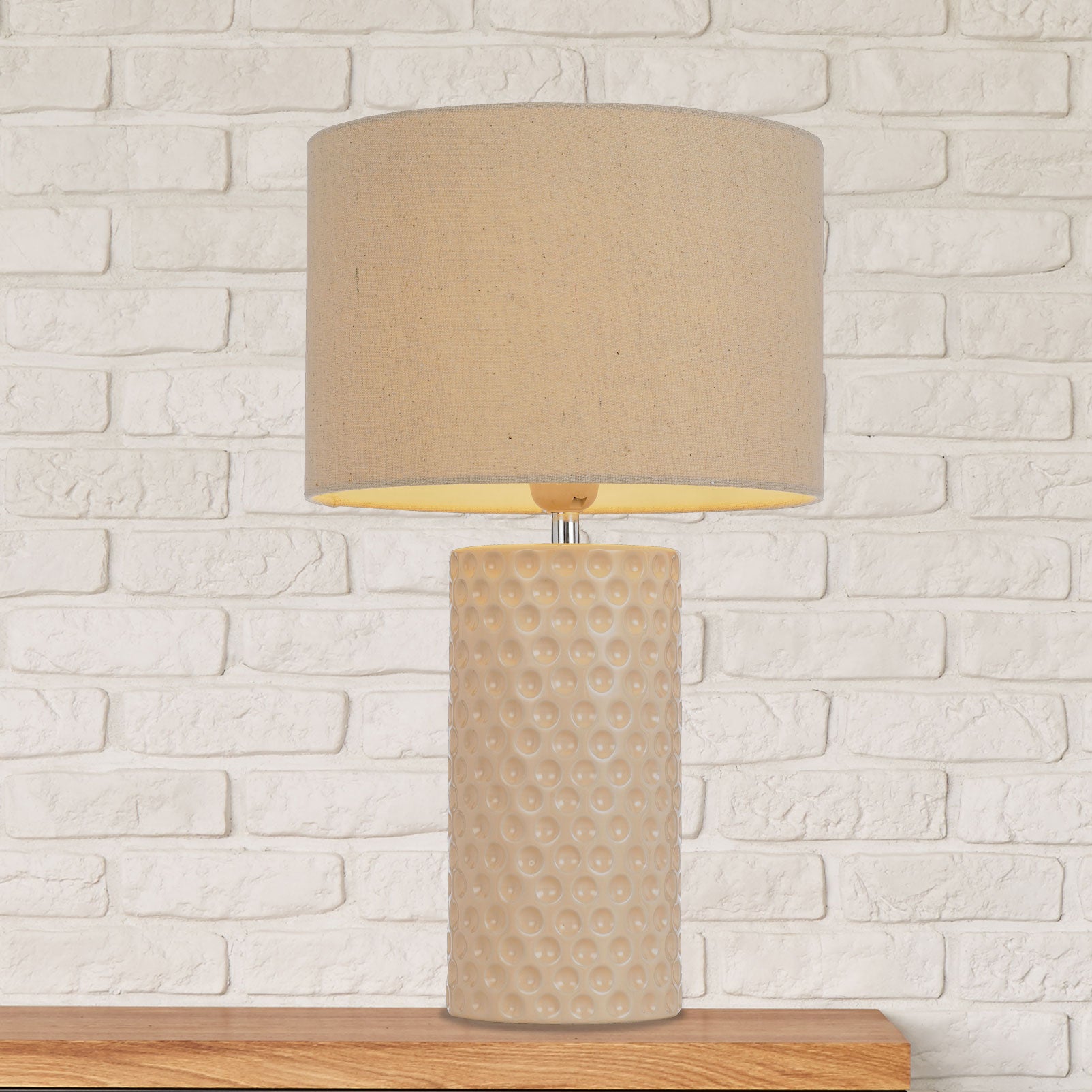 Buy Table Lamps Australia LAMAR Table Lamp Cream Ceramic - LAMAR TL-CM