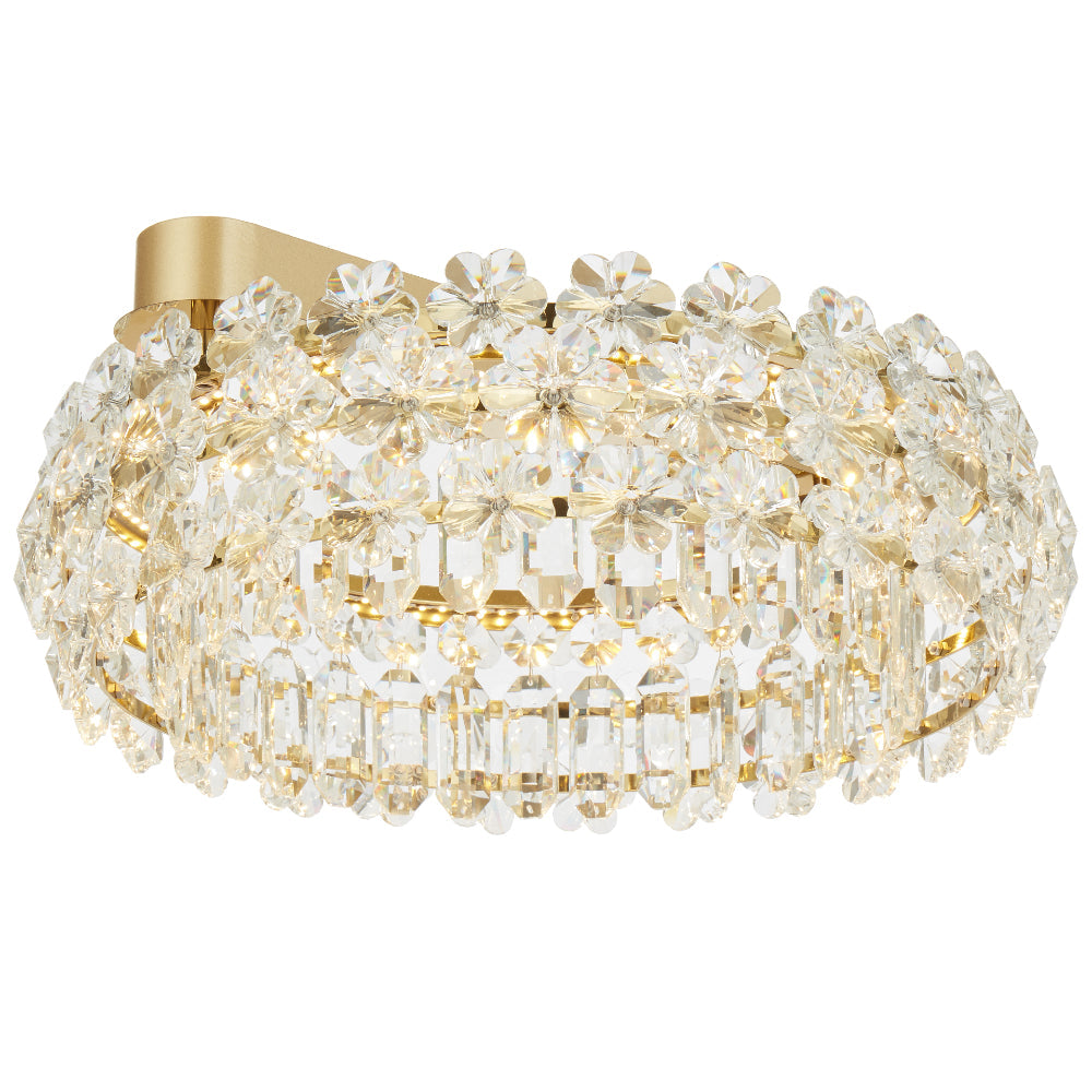 Landis 500mm LED Flush Mount Light 36W 3CCT Gold - LANDIS CTC50-GD