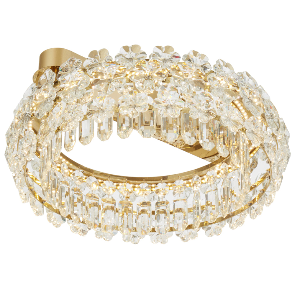 Landis 500mm LED Flush Mount Light 36W 3CCT Gold - LANDIS CTC50-GD