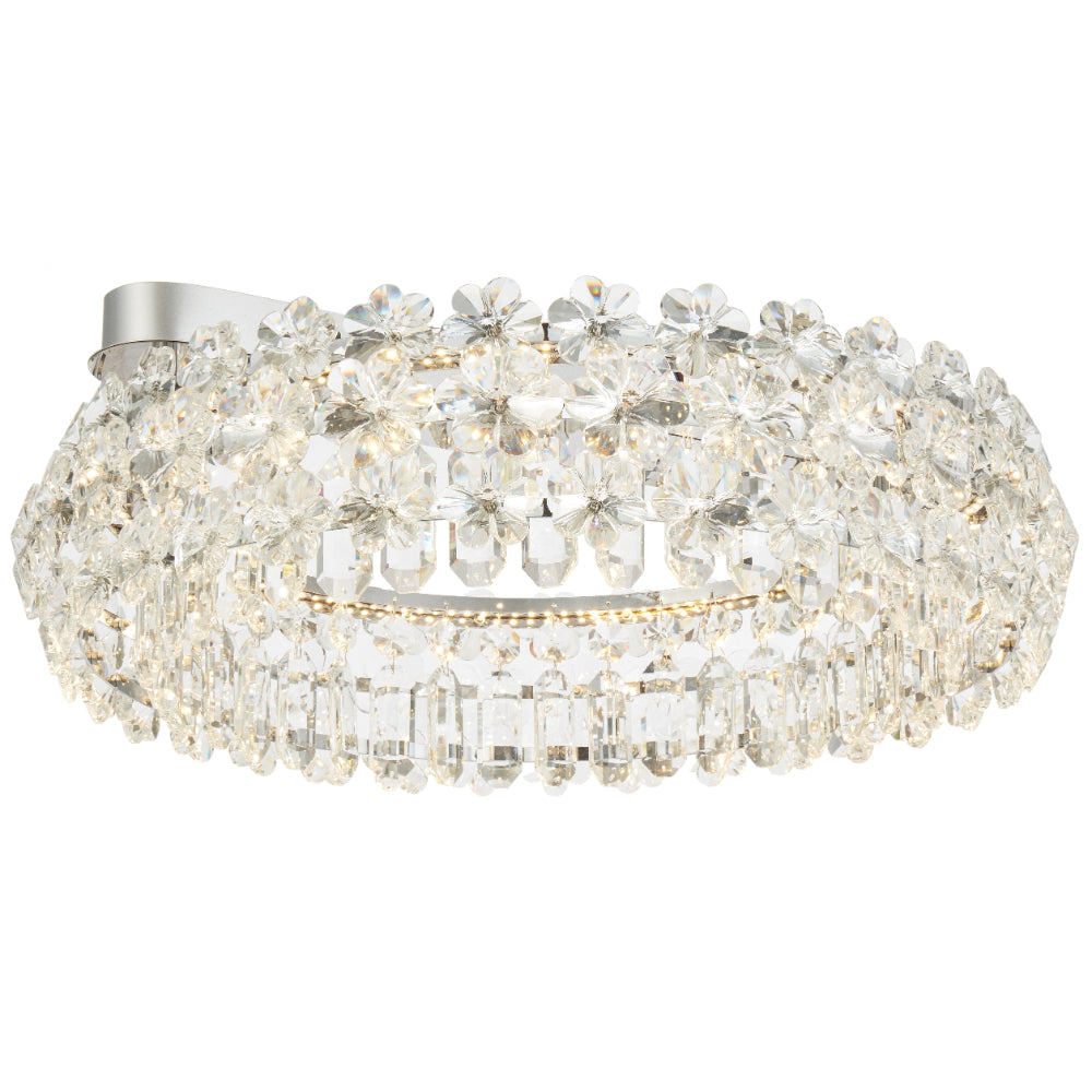 Landis 600mm LED Flush Mount Light 36W 3CCT Chrome - LANDIS CTC60-CH