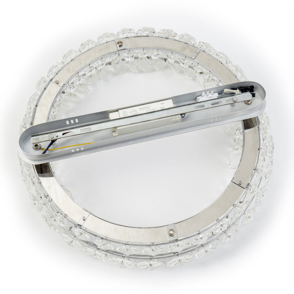 Landis 600mm LED Flush Mount Light 36W 3CCT Chrome - LANDIS CTC60-CH